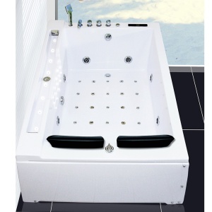 Cada de baie Fenix 180x120 cm , Cu hidromasaj si incalzitor apa, Culoare Alb - Img 6