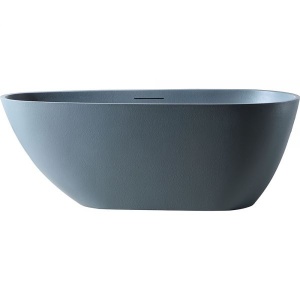 Cada De Baie Freestanding, Design Modern 170x75x60cm , Strat Abraziv , Culoare Albastru Gri