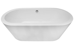 Cada de baie Freestanding , Dimensiune 170x80x60cm, Design Elegant, Culoare Alb - Img 3