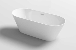 Cada de baie PRO LETISIA 150, free-standing, design modern, Alba - Img 9