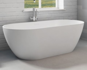 Cada de baie PRO OTTO 150, free-standing, design modern, Alba - Img 1