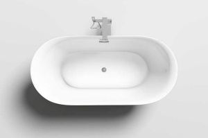 Cada de baie PRO VERA 170, free-standing, design modern, Alba - Img 2