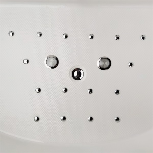 Cada de baie SUPREMA 664H, Cu hidromasaj si incalzitor de apa 185x110cm, Culoare Alb - Img 10