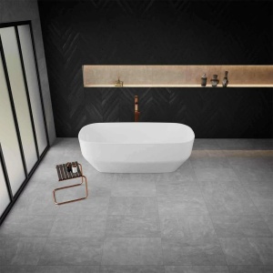 Cada free-standing Vayer Serpens2 165x75 cm, Culoare Alb - Img 3