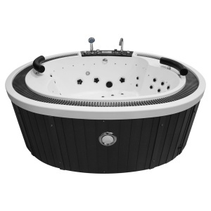 Cada SPA cu hidromasaj MUS-1099, Dimensiune 210x170x70 cm, carcasa grafit - Img 1
