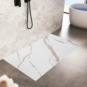 Cadita de dus 90x120 Bazalt CARRARA White - Img 2