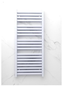 Calorifer de baie Portprosop Duo White 120x50cm, Culoare Alb - Img 1