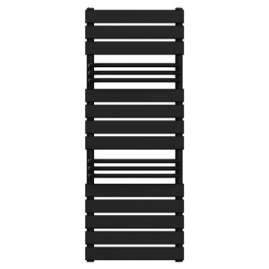 Calorifer vertical Fuego-Blu pentru baie 128x50, negru - Img 1
