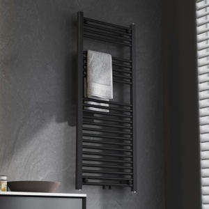 Calorifer vertical GAMA-BL-2 pentru baie 120x50, negru - Img 3