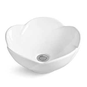 Lavoar De Blat PRO ROSE, Dimensiuni 40 x 40 x 17 cm, Forma Ovala, Ceramica Sanitara, Alb - Img 2