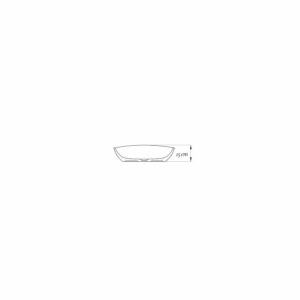 Lavoar pe blat Fluminia Egg 49x31 cm - Img 3