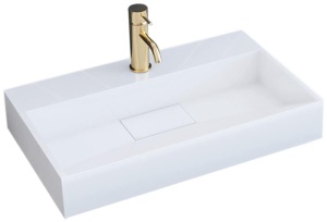 Lavoar REA Goya 50 Alb, 50x37cm, compozit - Img 1
