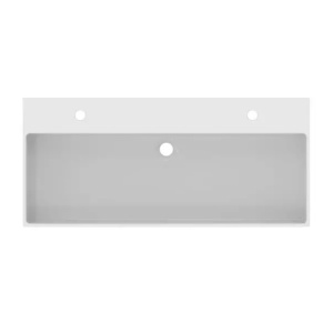Lavoar suspendat Ideal Standard Atelier Extra alb lucios cu orificii baterie si preaplin 100 cm - Img 2