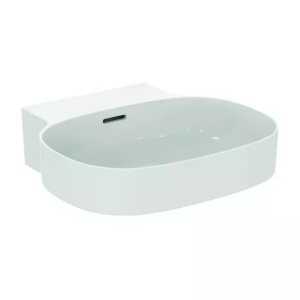 Lavoar suspendat Ideal Standard Atelier Linda-X 50 cm alb lucios cu orificiu preaplin - Img 10