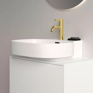 Lavoar suspendat Ideal Standard Atelier Linda-X cu orificiu baterie si preaplin 50 cm alb lucios - Img 7