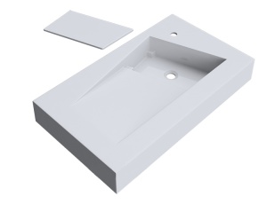 Lavoar Vinci, cu gaura de baterie, dimensiune 80x46cm - Img 5