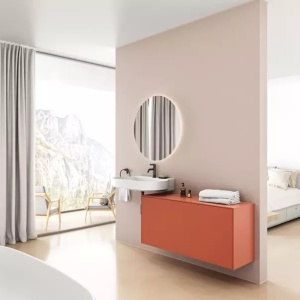 Oglinda cu iluminare LED Ideal Standard Atelier Conca rotunda 80 cm - Img 6