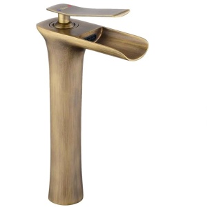 Robinet pentru lavoar Rea Laguna antique Brush Gold high