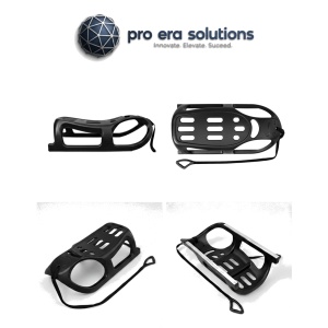 Sanie copii PRO ERA®, Made in EU, design ergonomoc, sina alunecare din otel, 86x47x26 cm Black - Img 4