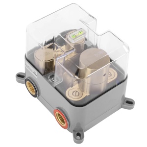 Set de du?? incastrat Rea LUNGO Auriu Periat + BOX cu Termostat - Img 6