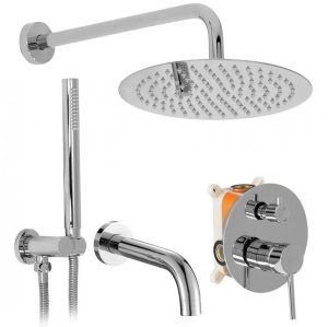 Set de du?? incastrat Rea Lungo Crom cu BOX