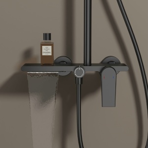 Set de dus AMANDA, Cu trei functii, Design modern , Culoare Negru - Img 2