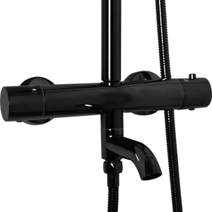 Set de dus cu termostat Lungo Black Metallic - Img 4