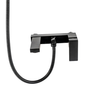Set de dus incastrat PRO FATTER, montaj in perete, Finisaj Negru - Img 4