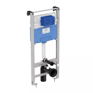 Set rezervor WC cu cadru Ideal Standard ProSys si clapeta Oleas M3 auriu periat - Img 7