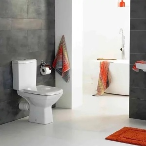 Set vas WC pe pardoseala Cersanit Easy New Clean On cu rezervor si capac inchidere lenta - Img 6