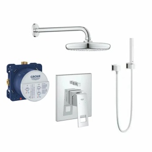Sistem de dus incastrat Grohe Eurocube Euphoria New Tempesta crom