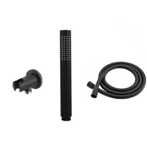 Sistem de dus PRO Costa Black, montaj incastrat in perete, ploaie de dus, 2 functii, finisaj negru mat - Img 6