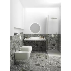 Baterie bideu Ideal Standard Atelier Joy argintiu Silver Storm cu ventil - Img 5