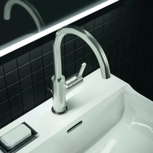 Baterie lavoar inalta Ideal Standard Atelier Joy cu ventil Pop-Up argintiu Silver Storm - Img 2