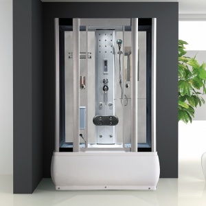 Cabina de dus cu hidromasaj si sauna 120x85 cm, Inaltime 215 cm - Img 2