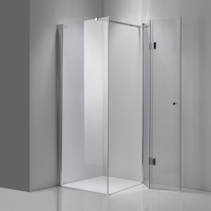 Cabina de dus KZ1180B Patrata ,Design Modern 90x90cm, Culoare Crom - Img 5