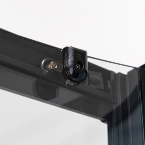Cabina de dus NINA cu Hidromasaj, Dimensiune 80x80cm, Culoare Negru - Img 6