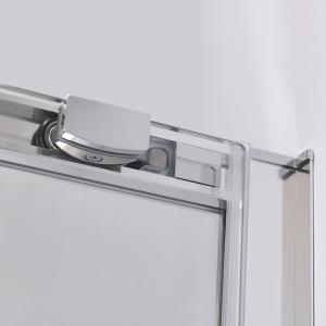 Cabina de dus NOVA Super slim, Dimensiune 90X90cm, Sticla securizata 6mm, Culoare Crom - Img 6