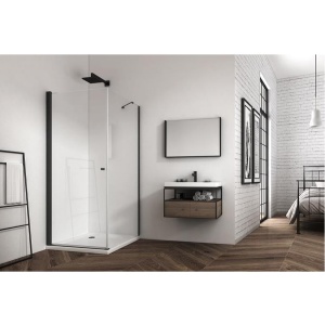 Cabina de dus PRO ERA ATLANTA black , Inaltime 195 Cm - Img 4