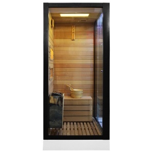 Cabina multifunctionala MO-1752B, sauna uscata, sauna cu aburi si cabina de dus, pe stanga. Dimensiune 180x110x223cm - Img 10