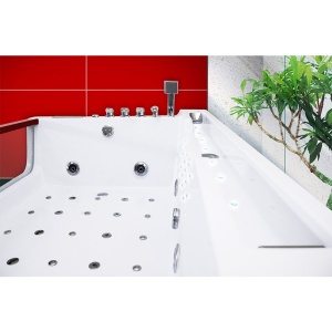 CAD?? DE BAIE CU HIDROMASAJ ??I ??NC??LZITOR IMPERIA 610H ALB?? 180x120 CM - Img 9