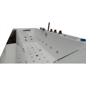 Cada de baie CARINA 938, Dimensiune 182x82cm, Cu hidromasaj si incalzitor, Culoare Alb - Img 5