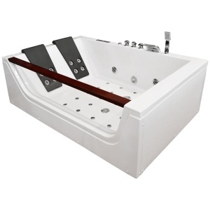 Cada de baie cu hidromasaj si incalzitor 180x120 cm, Design modern, Functii Premium