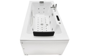 Cada de baie cu hidromasaj Turbo Spa 180 x 91 x 60 cm alba - Img 4