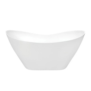 Cada de baie free-standing Besco Viya 170x72cm Culoare Alb Lucios - Img 3