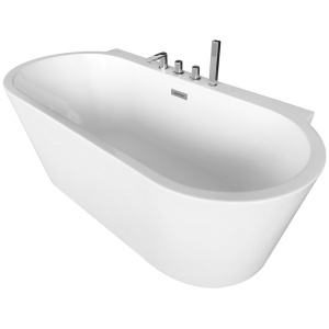 Cada de baie freestanding cu baterie cromata inclusa, dimensiuni 170X80X59CM - Img 3