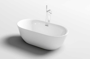 Cada de baie PRO VERA 150, free-standing, design modern, Alba - Img 4