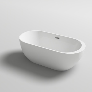 Cada de baie PRO VITO 150x72cm , Design modern , Culoare Alb - Img 4