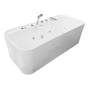 Cada de baie Spa cu hidromasaj MO-18053, canelata, dimensiune 170x78x58 - Img 1