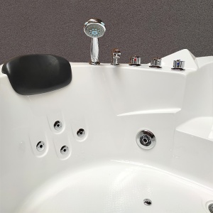 Cada de baie Spa ORINO 632C Cu Hidromasaj 135x135cm , Culoare Alb - Img 8